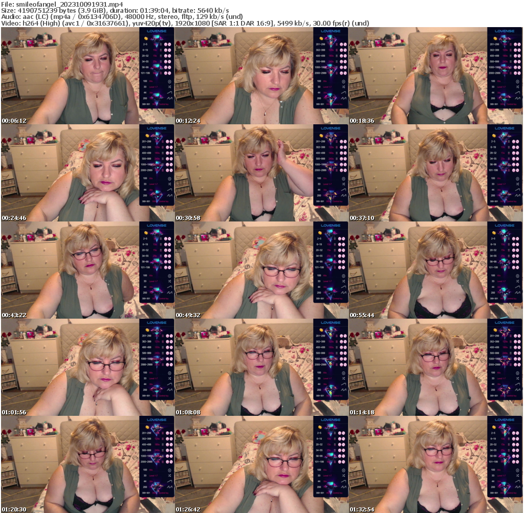 Preview thumb from smileofangel on 2023-10-09 @ bongacams