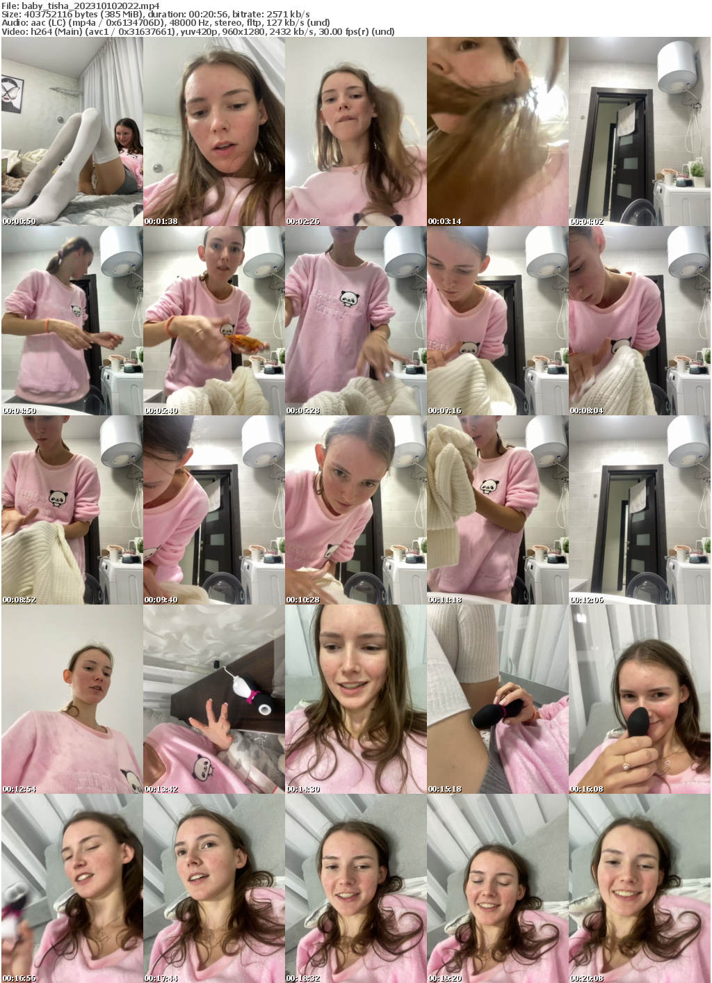 Preview thumb from baby_tisha on 2023-10-10 @ bongacams