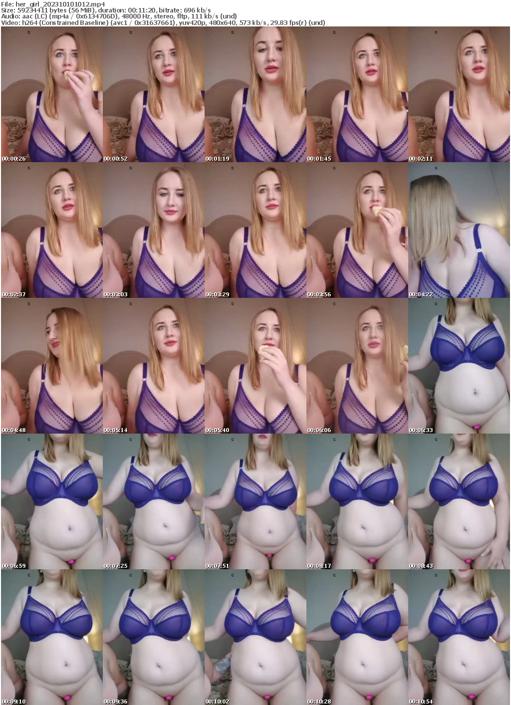 Preview thumb from her_girl on 2023-10-10 @ bongacams