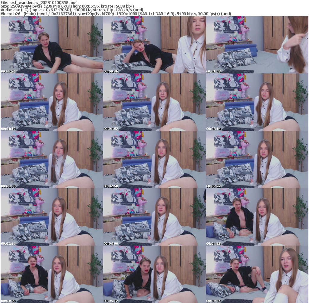 Preview thumb from lost_wanderers on 2023-10-10 @ bongacams