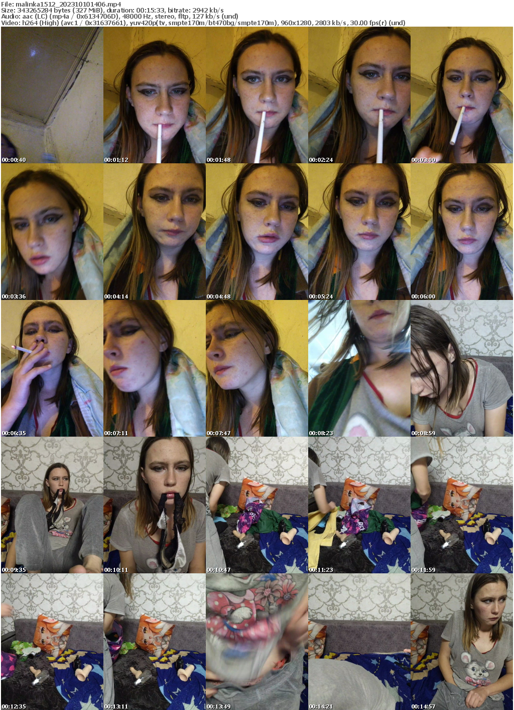 Preview thumb from malinka1512 on 2023-10-10 @ bongacams