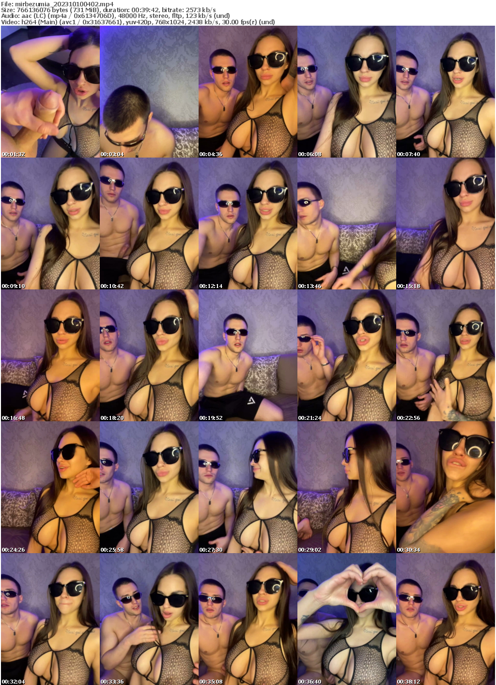 Preview thumb from mirbezumia on 2023-10-10 @ bongacams