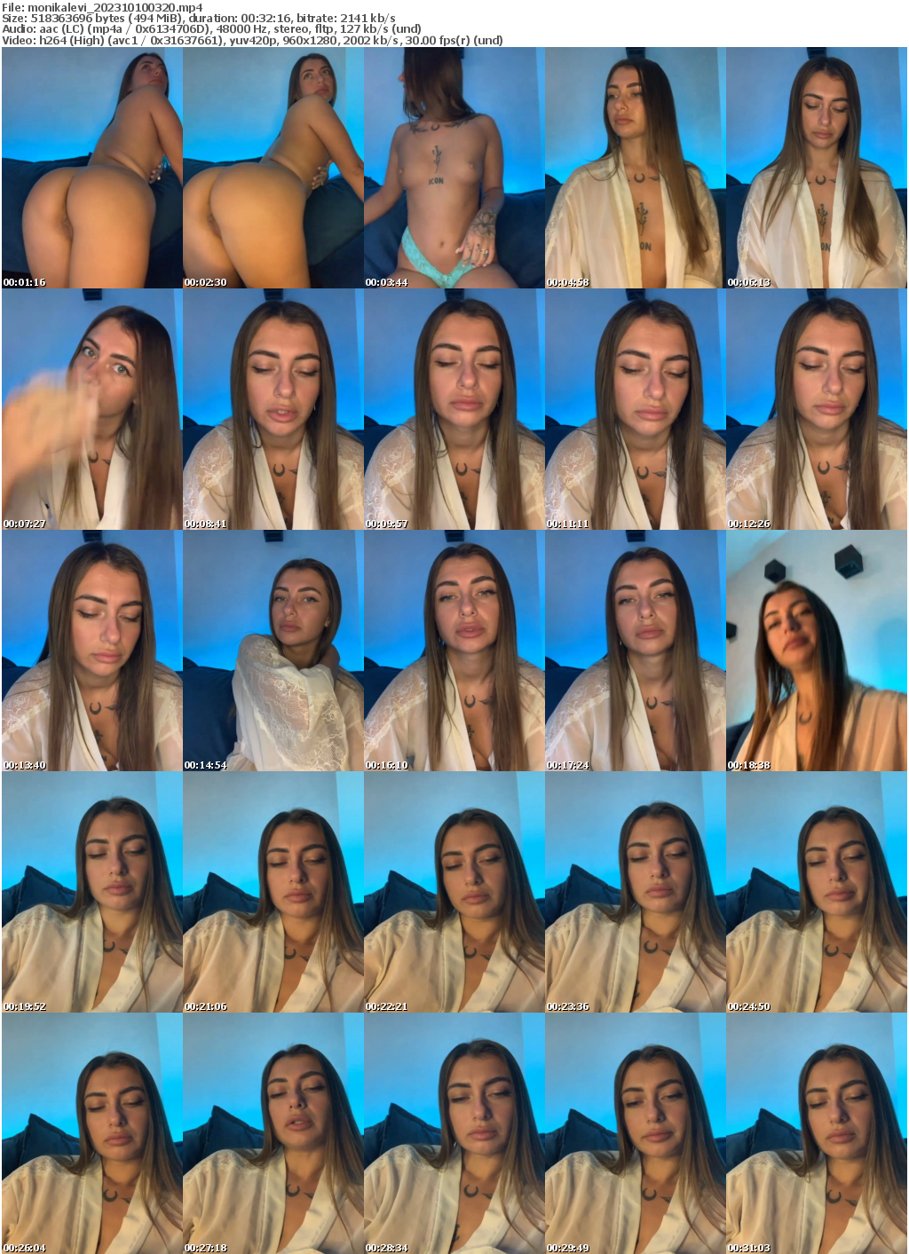 Preview thumb from monikalevi on 2023-10-10 @ bongacams