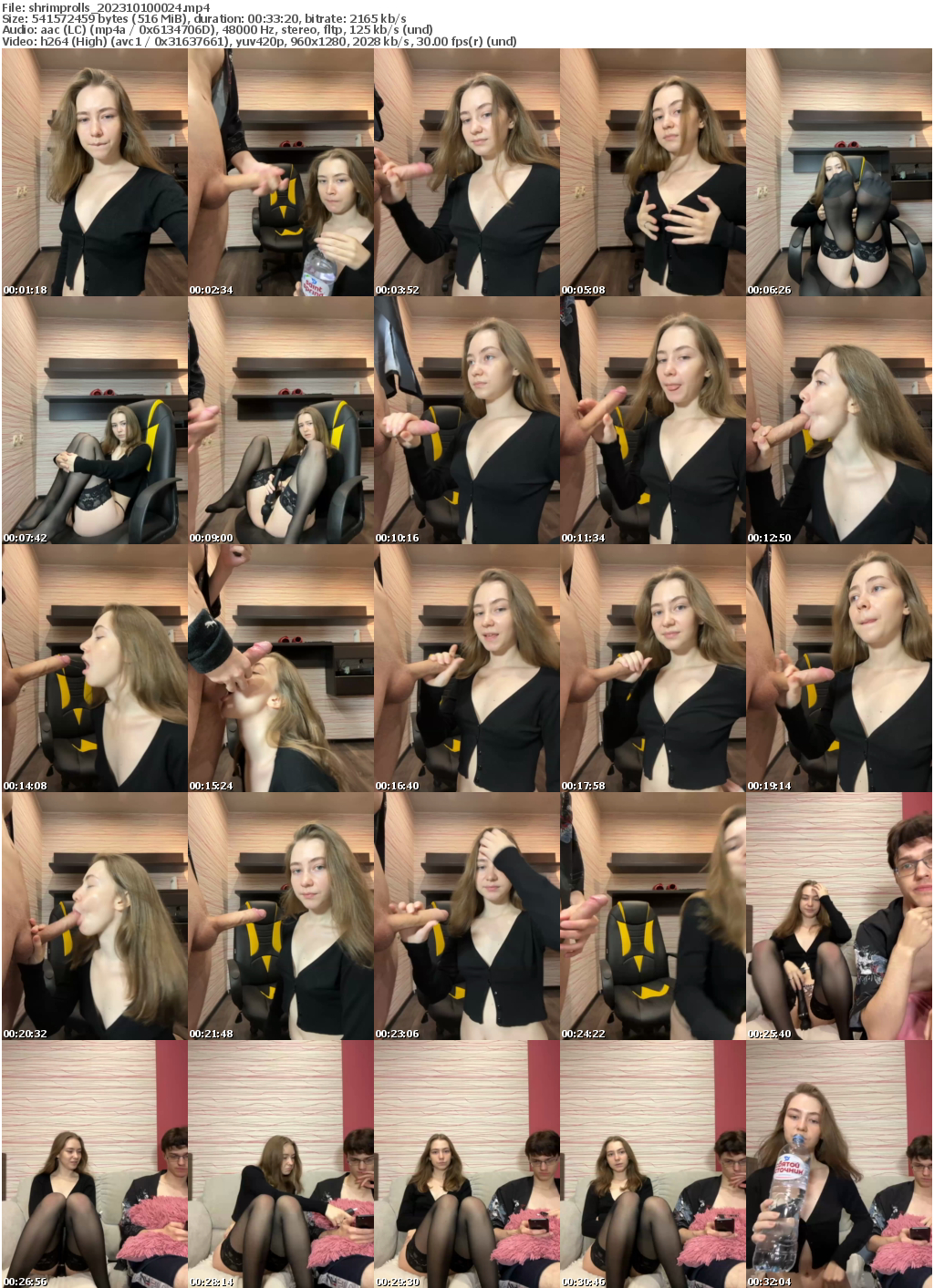 Preview thumb from shrimprolls on 2023-10-10 @ bongacams