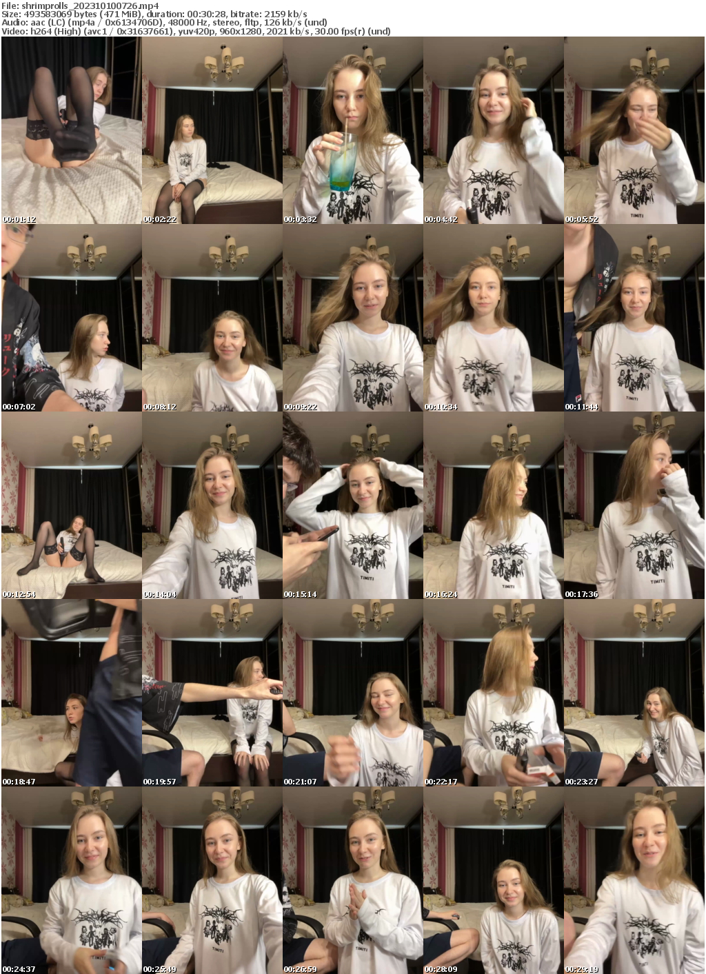 Preview thumb from shrimprolls on 2023-10-10 @ bongacams