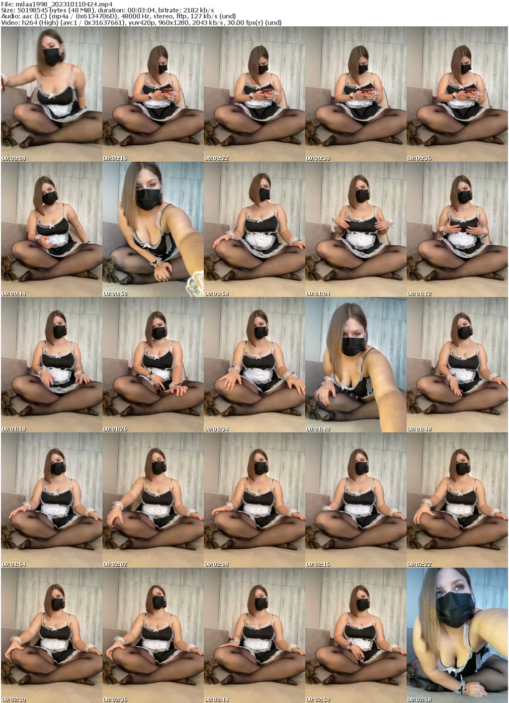 Preview thumb from milaa1998 on 2023-10-11 @ bongacams