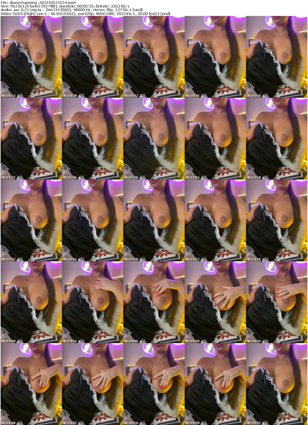 Preview thumb from dianacharming on 2023-10-12 @ bongacams