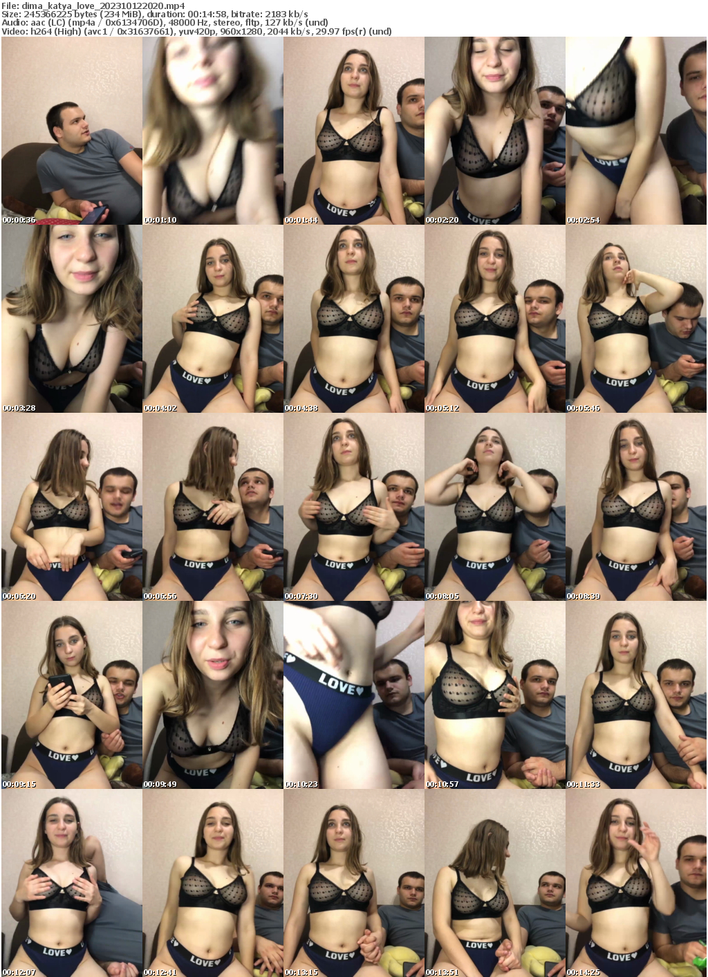 Preview thumb from dima_katya_love on 2023-10-12 @ bongacams