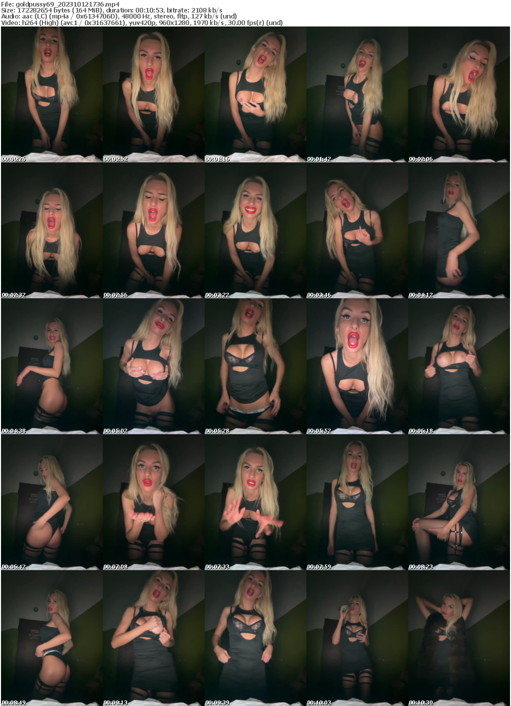 Preview thumb from goldpussy69 on 2023-10-12 @ bongacams