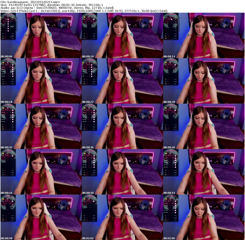 Preview thumb from karolinaqueen on 2023-10-12 @ bongacams