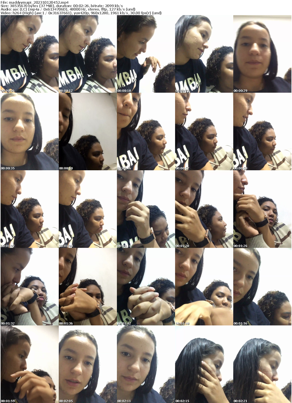 Preview thumb from maddyymapi on 2023-10-12 @ bongacams