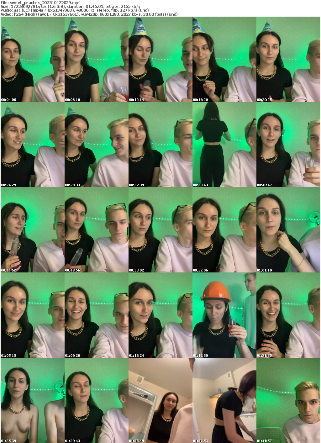 Preview thumb from sweet_peaches on 2023-10-12 @ bongacams