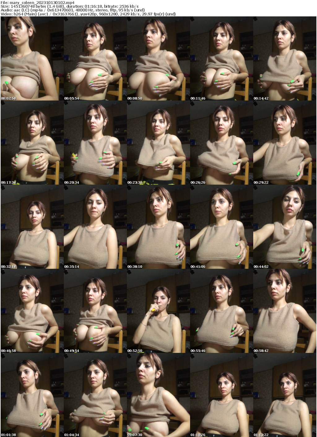 Preview thumb from mary_coleen on 2023-10-13 @ bongacams