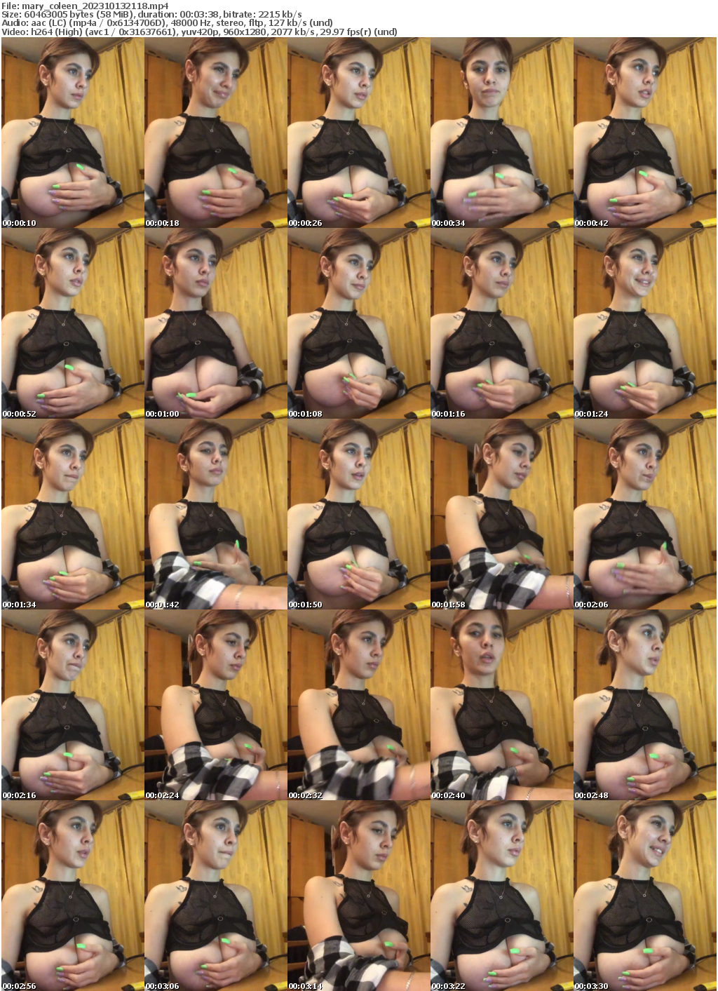 Preview thumb from mary_coleen on 2023-10-13 @ bongacams