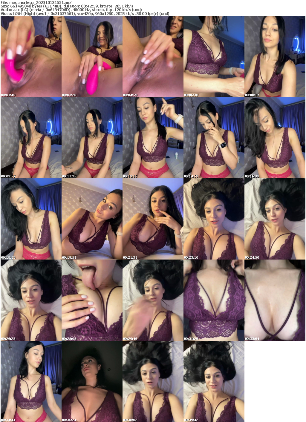 Preview thumb from meganortega on 2023-10-13 @ bongacams