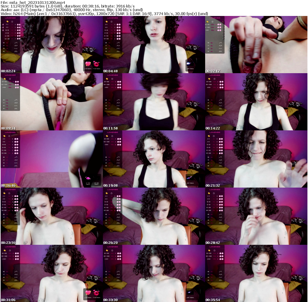 Preview thumb from mila_hot on 2023-10-13 @ bongacams