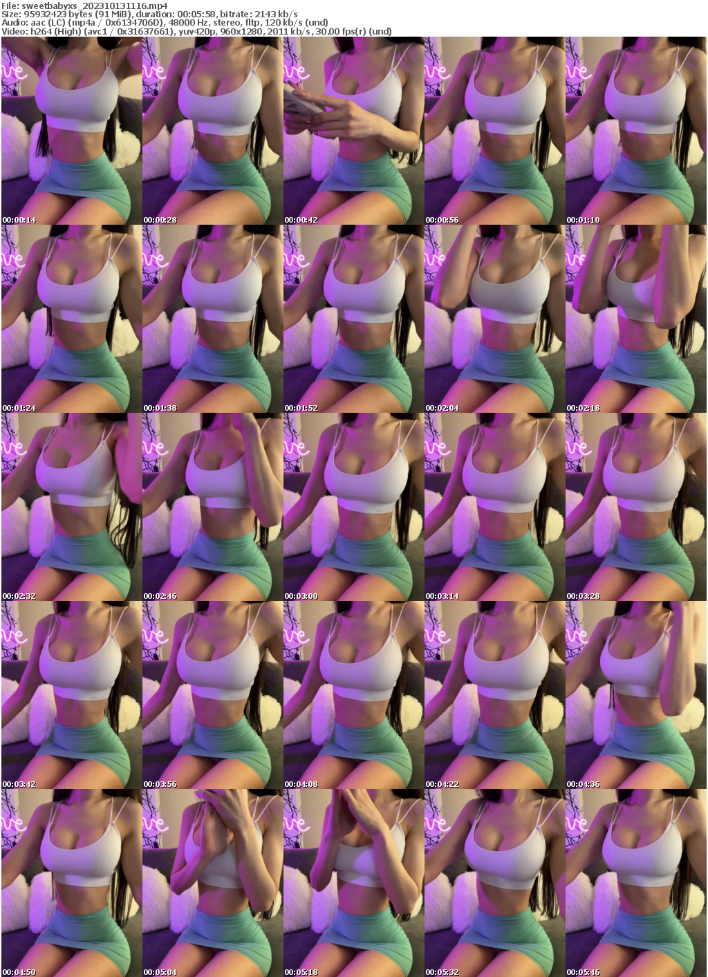 Preview thumb from sweetbabyxs on 2023-10-13 @ bongacams