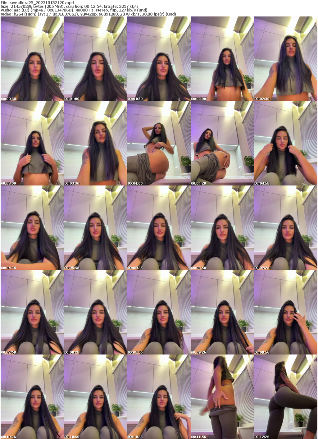 Preview thumb from sweetkira25 on 2023-10-13 @ bongacams