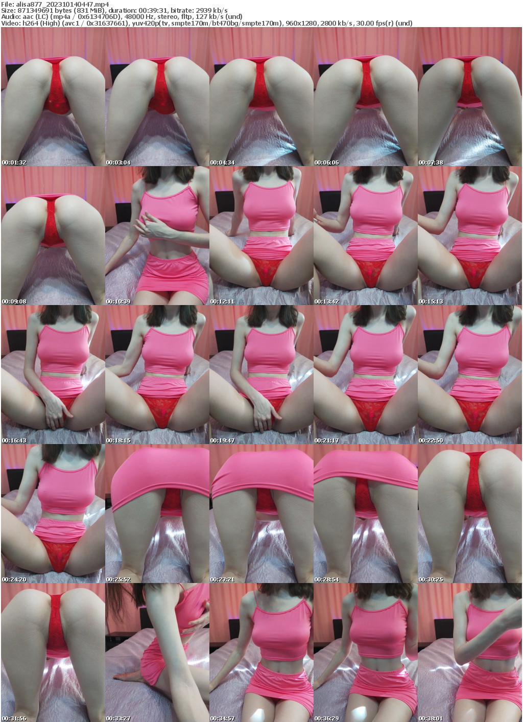 Preview thumb from alisa877 on 2023-10-14 @ bongacams