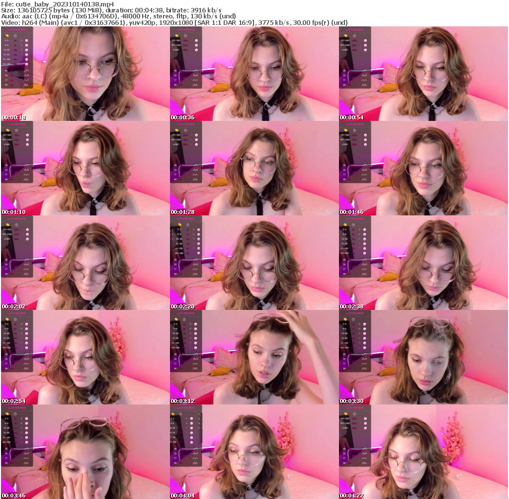 Preview thumb from cutie_baby on 2023-10-14 @ bongacams