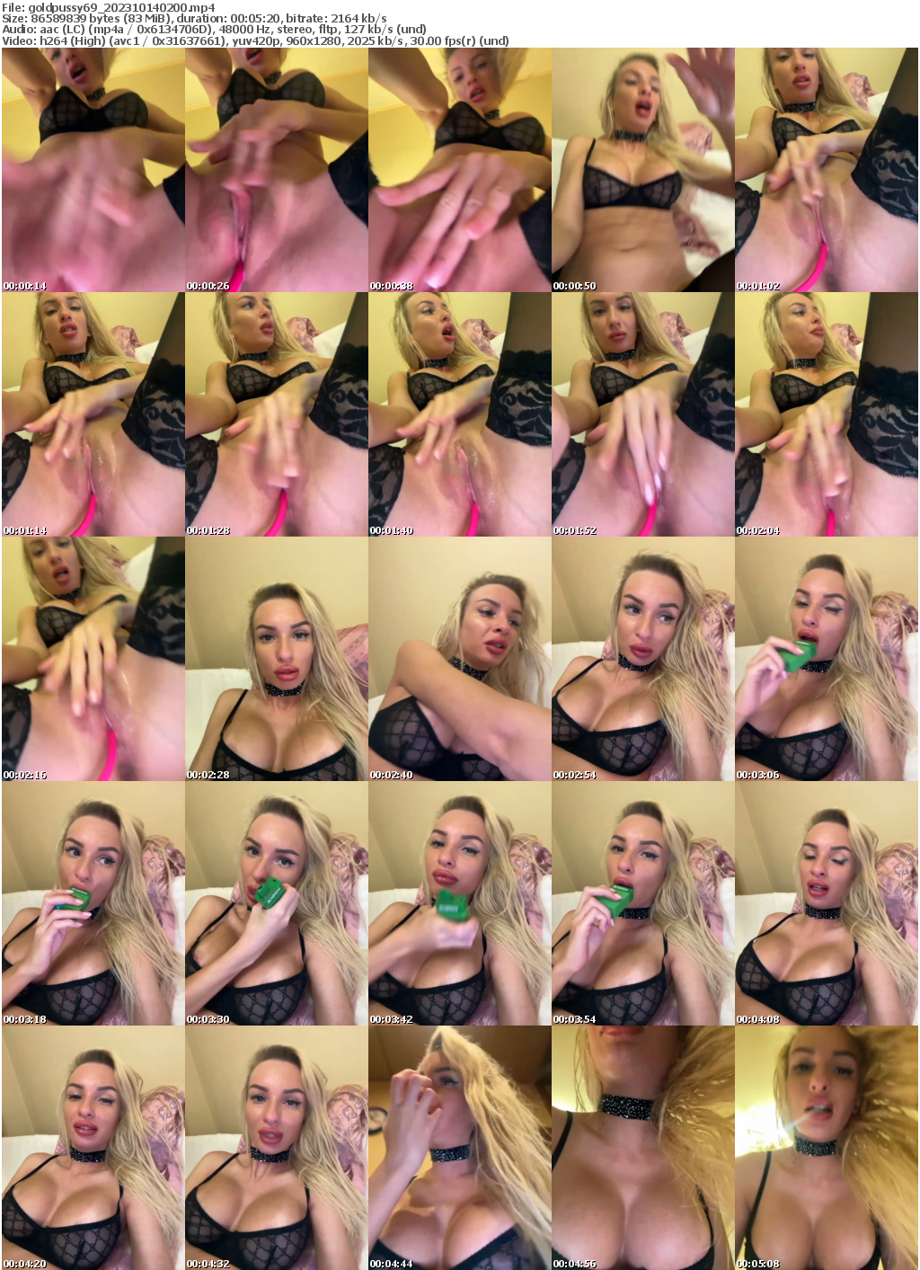 Preview thumb from goldpussy69 on 2023-10-14 @ bongacams