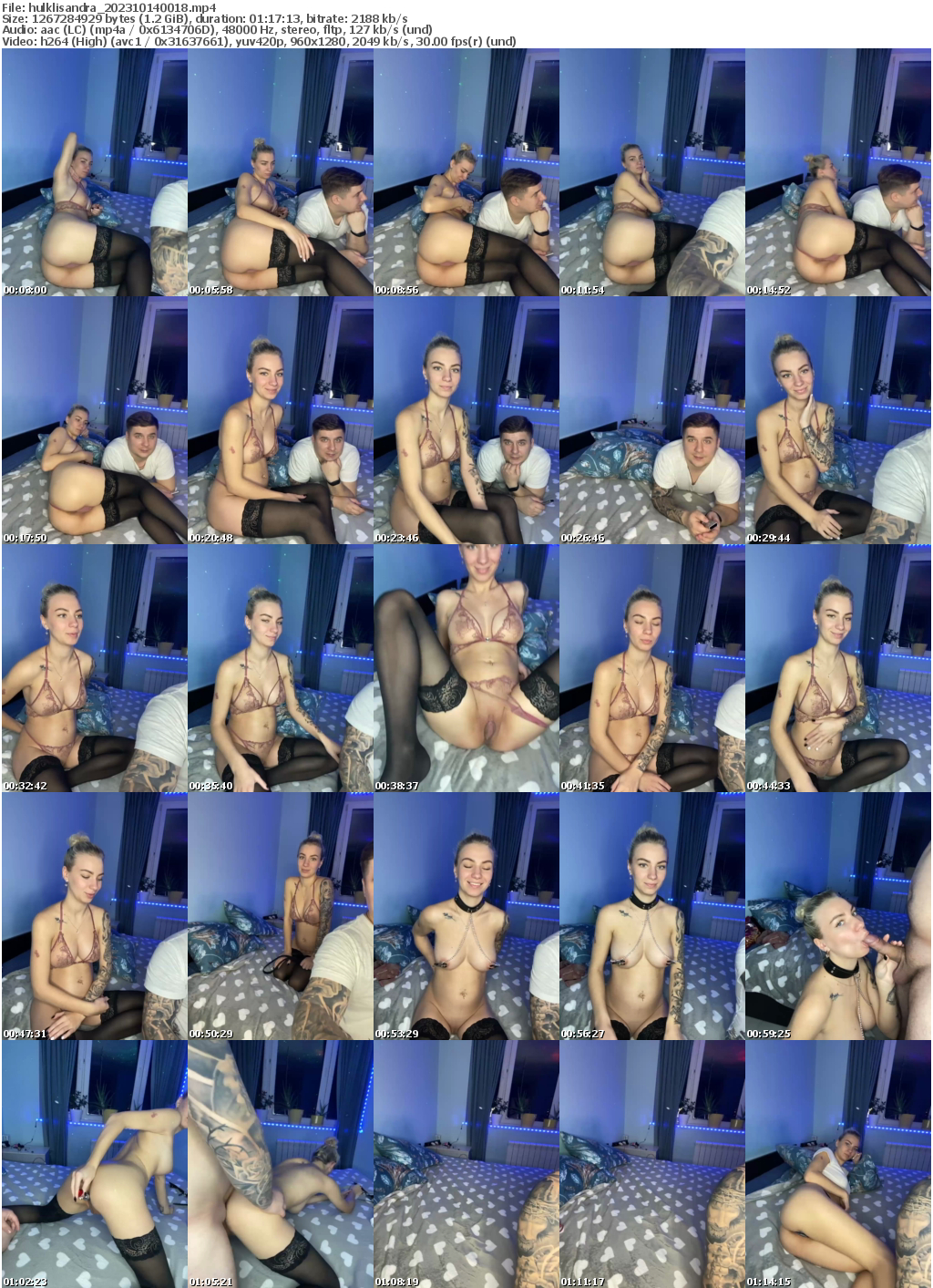 Preview thumb from hulklisandra on 2023-10-14 @ bongacams