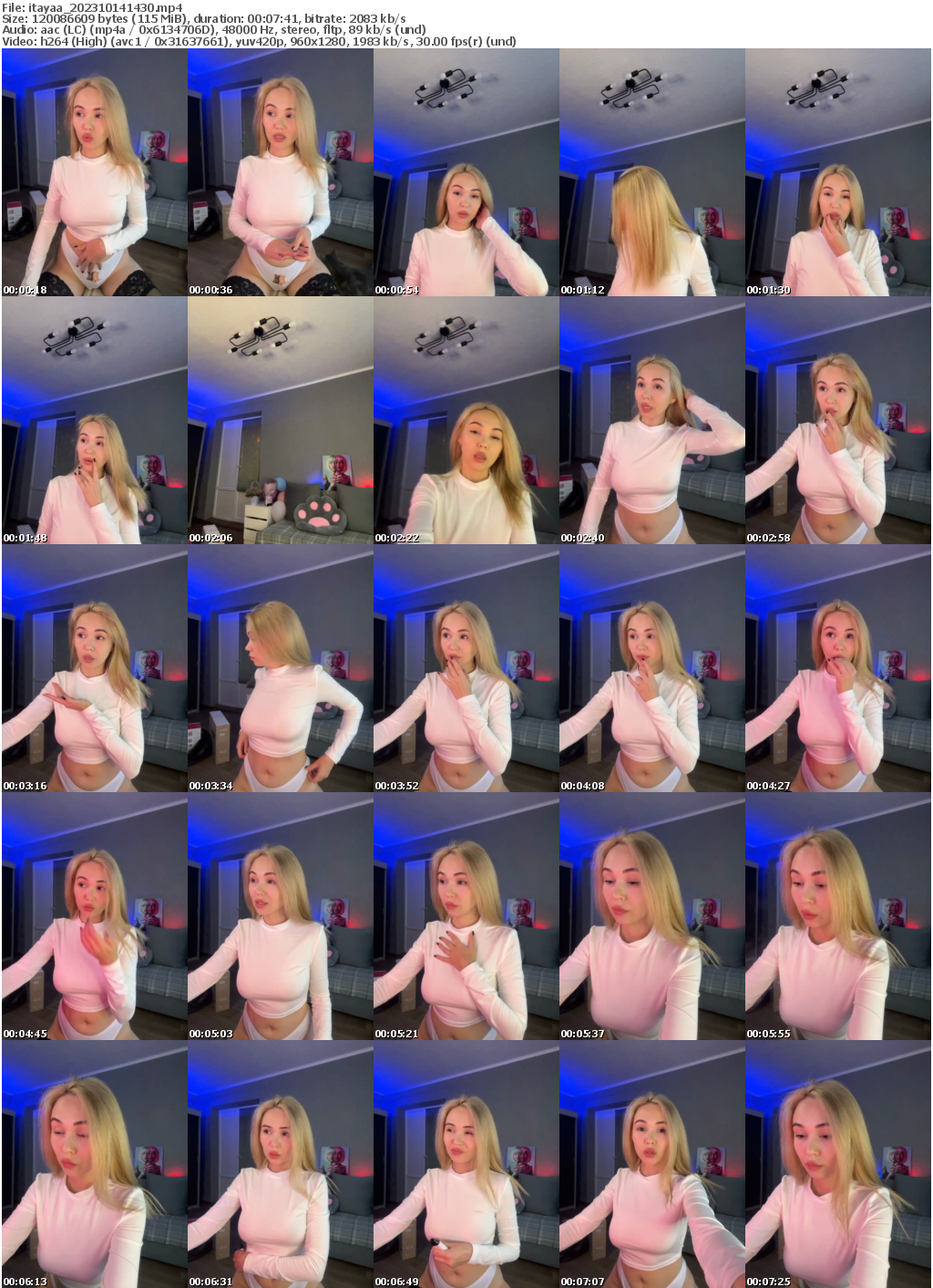 Preview thumb from itayaa on 2023-10-14 @ bongacams