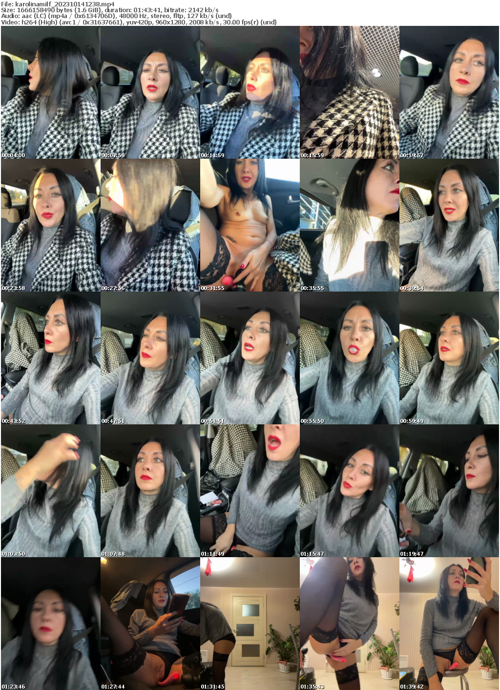 Preview thumb from karolinamilf on 2023-10-14 @ bongacams