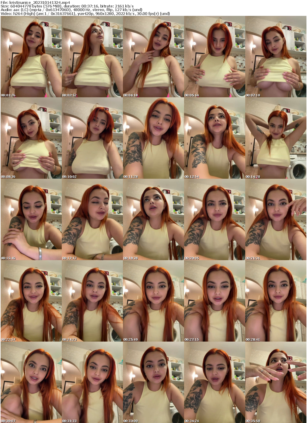 Preview thumb from kristinanice on 2023-10-14 @ bongacams