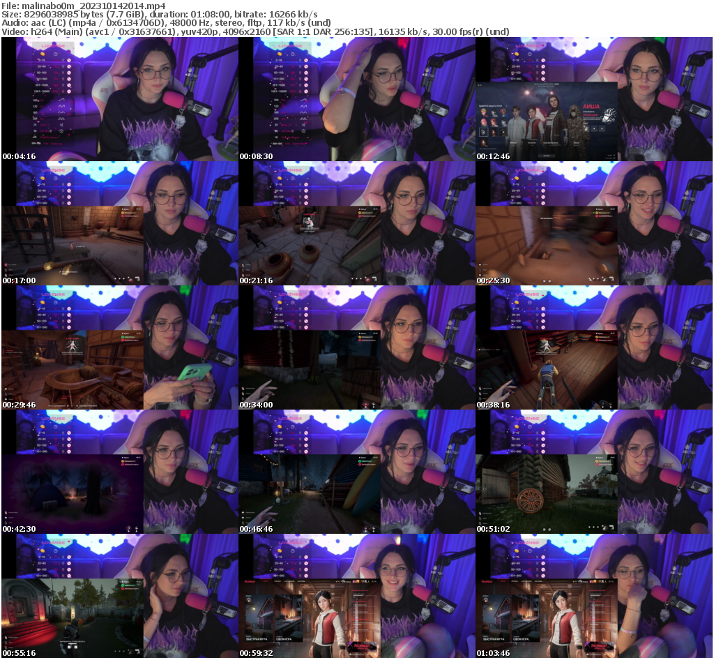 Preview thumb from malinabo0m on 2023-10-14 @ bongacams