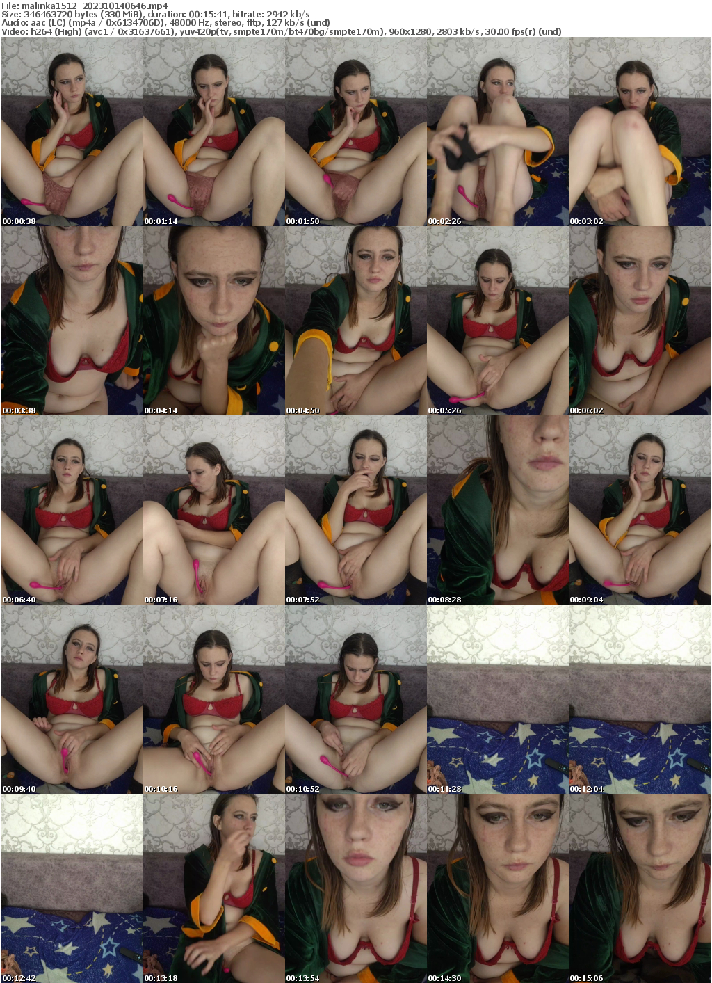 Preview thumb from malinka1512 on 2023-10-14 @ bongacams