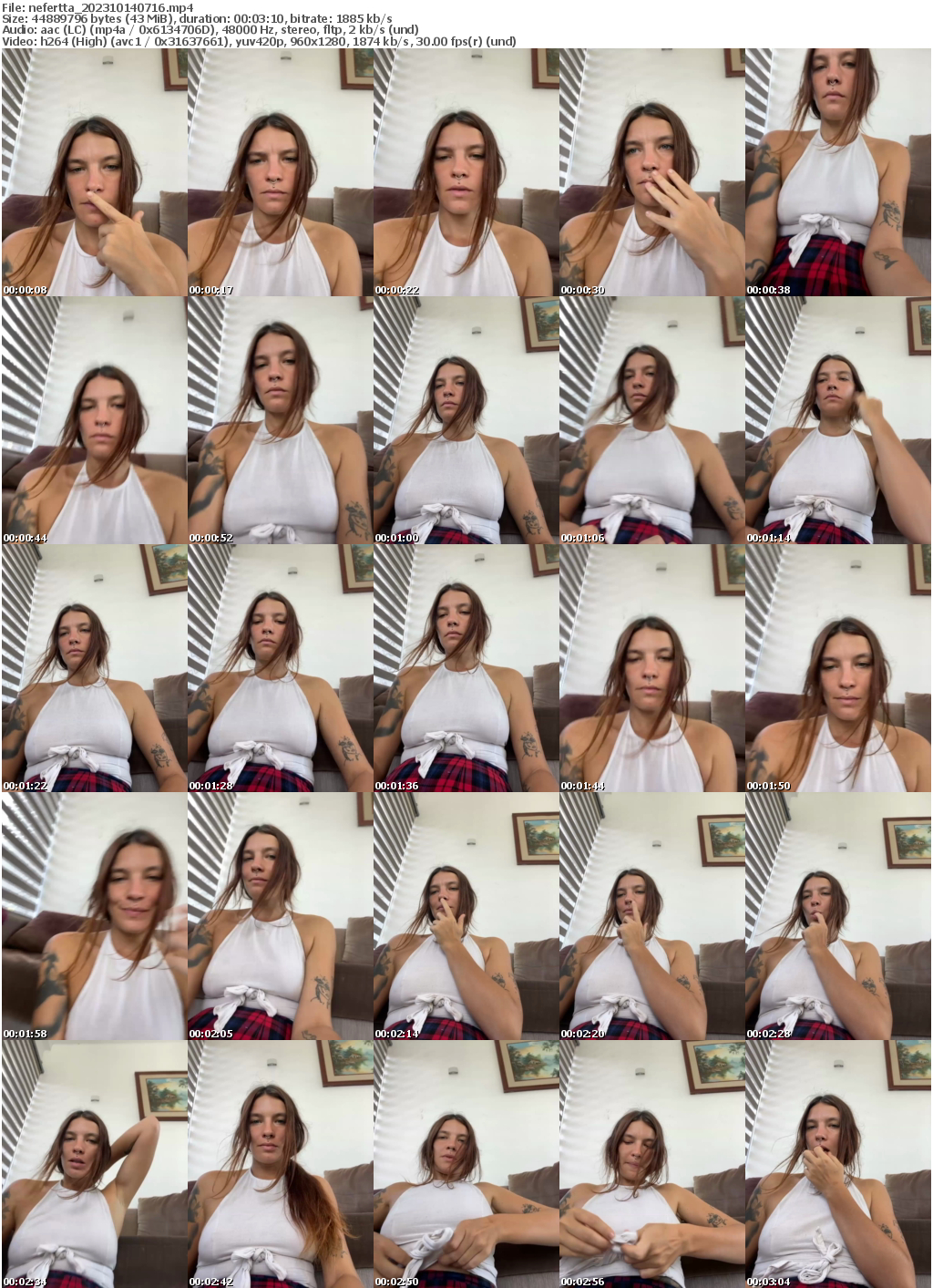 Preview thumb from nefertta on 2023-10-14 @ bongacams