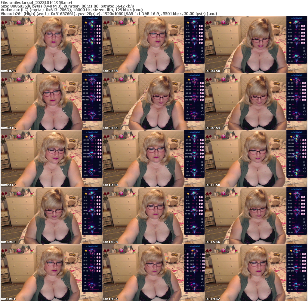 Preview thumb from smileofangel on 2023-10-14 @ bongacams