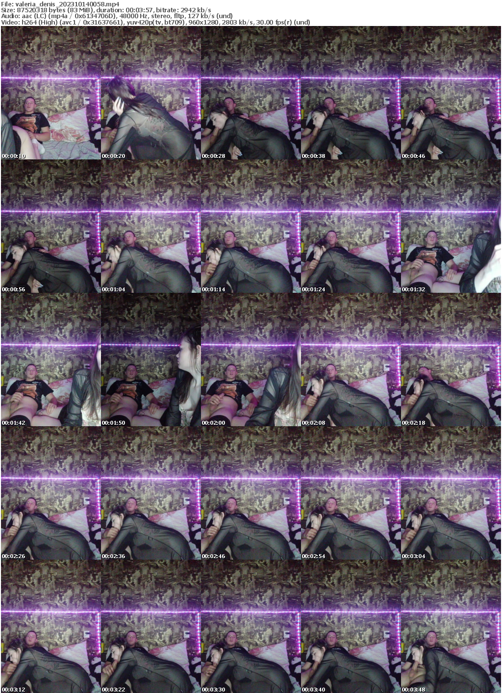 Preview thumb from valeria_denis on 2023-10-14 @ bongacams