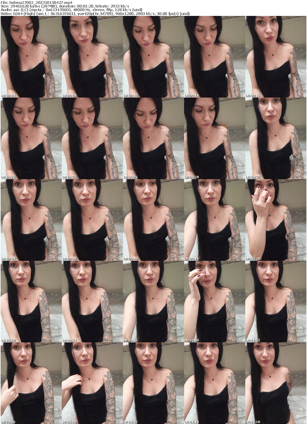 Preview thumb from helena27002 on 2023-10-15 @ bongacams