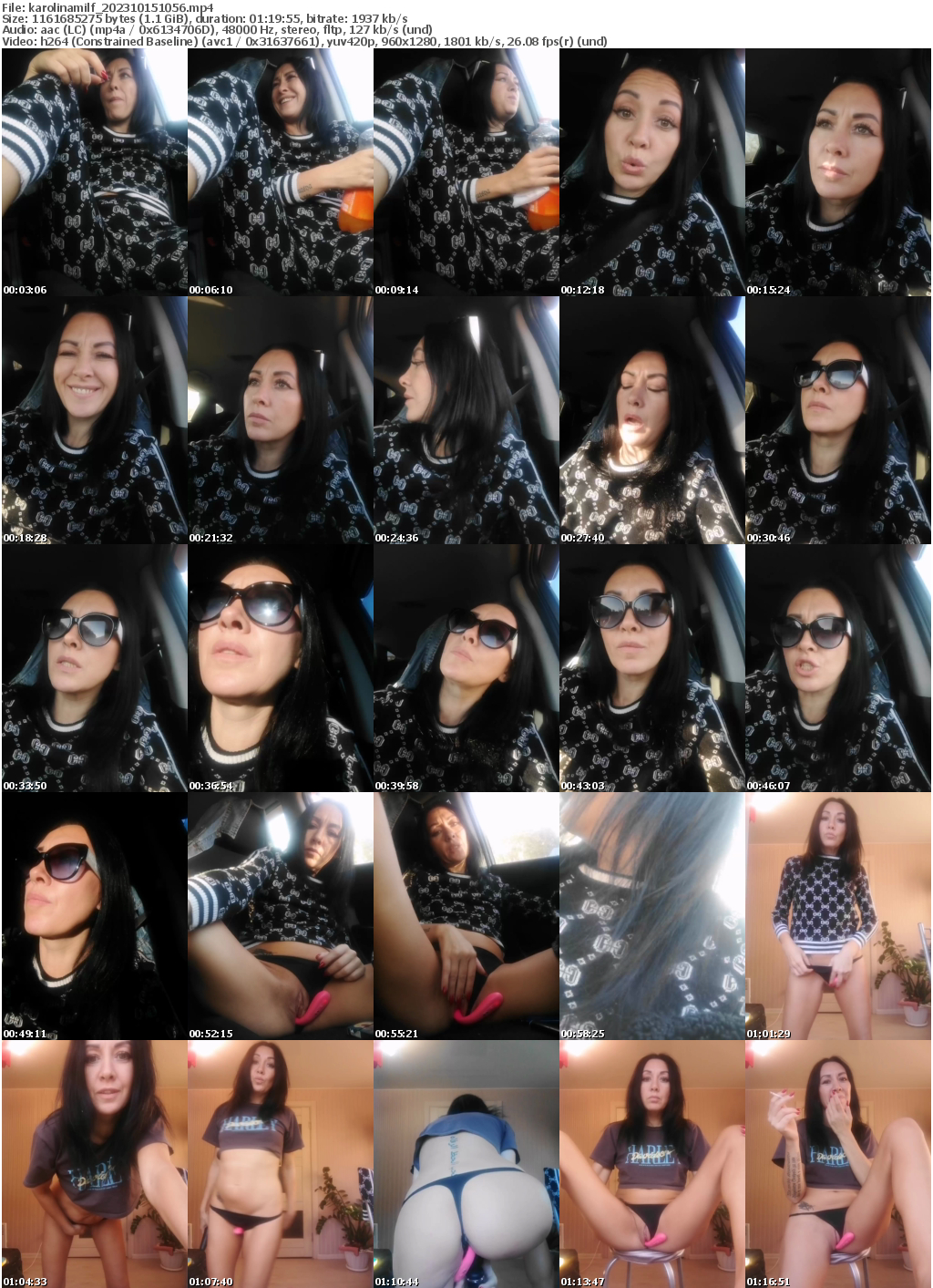 Preview thumb from karolinamilf on 2023-10-15 @ bongacams