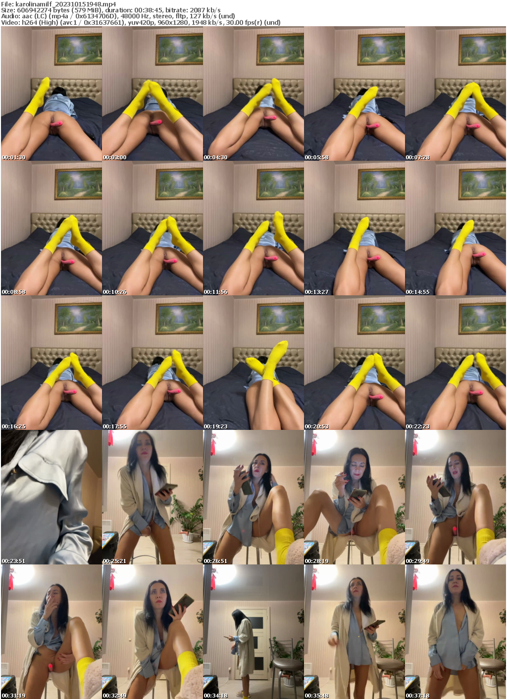 Preview thumb from karolinamilf on 2023-10-15 @ bongacams