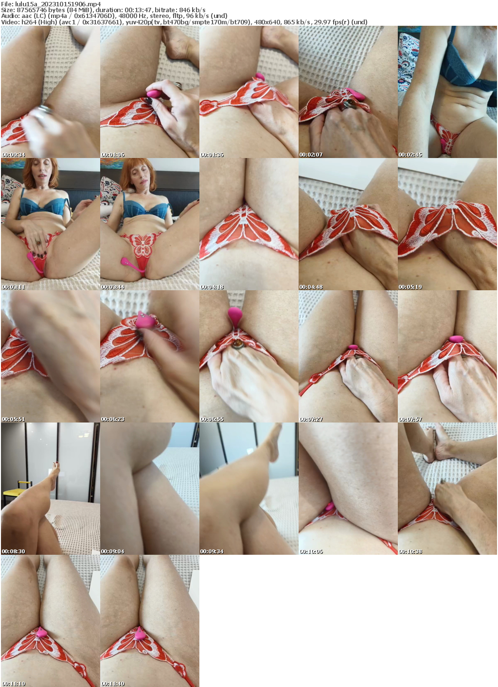 Preview thumb from lulu15a on 2023-10-15 @ bongacams