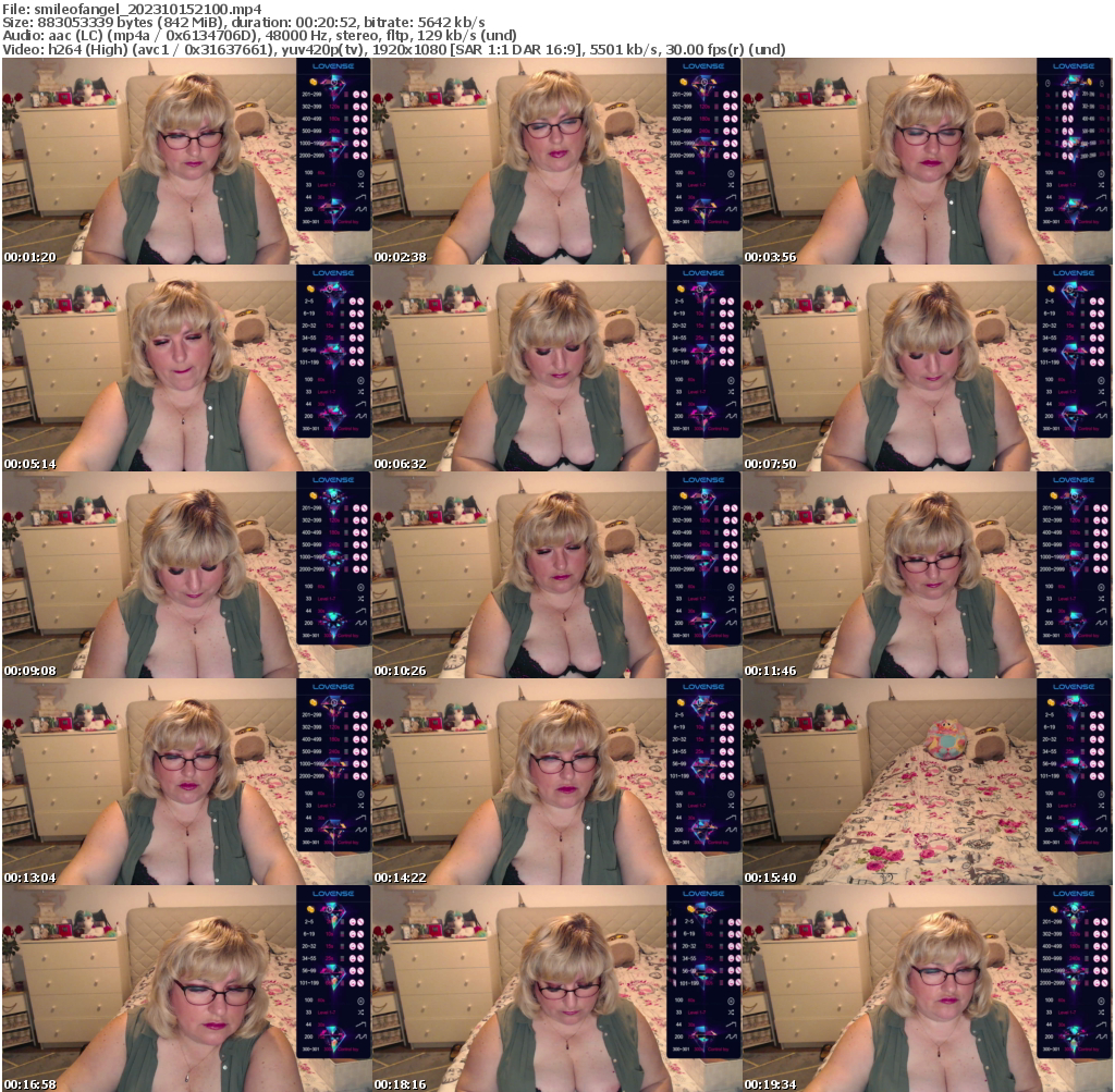 Preview thumb from smileofangel on 2023-10-15 @ bongacams