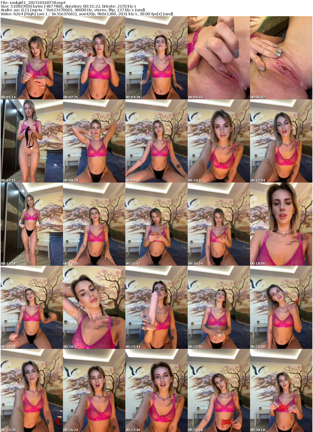 Preview thumb from soulgirl1 on 2023-10-16 @ bongacams