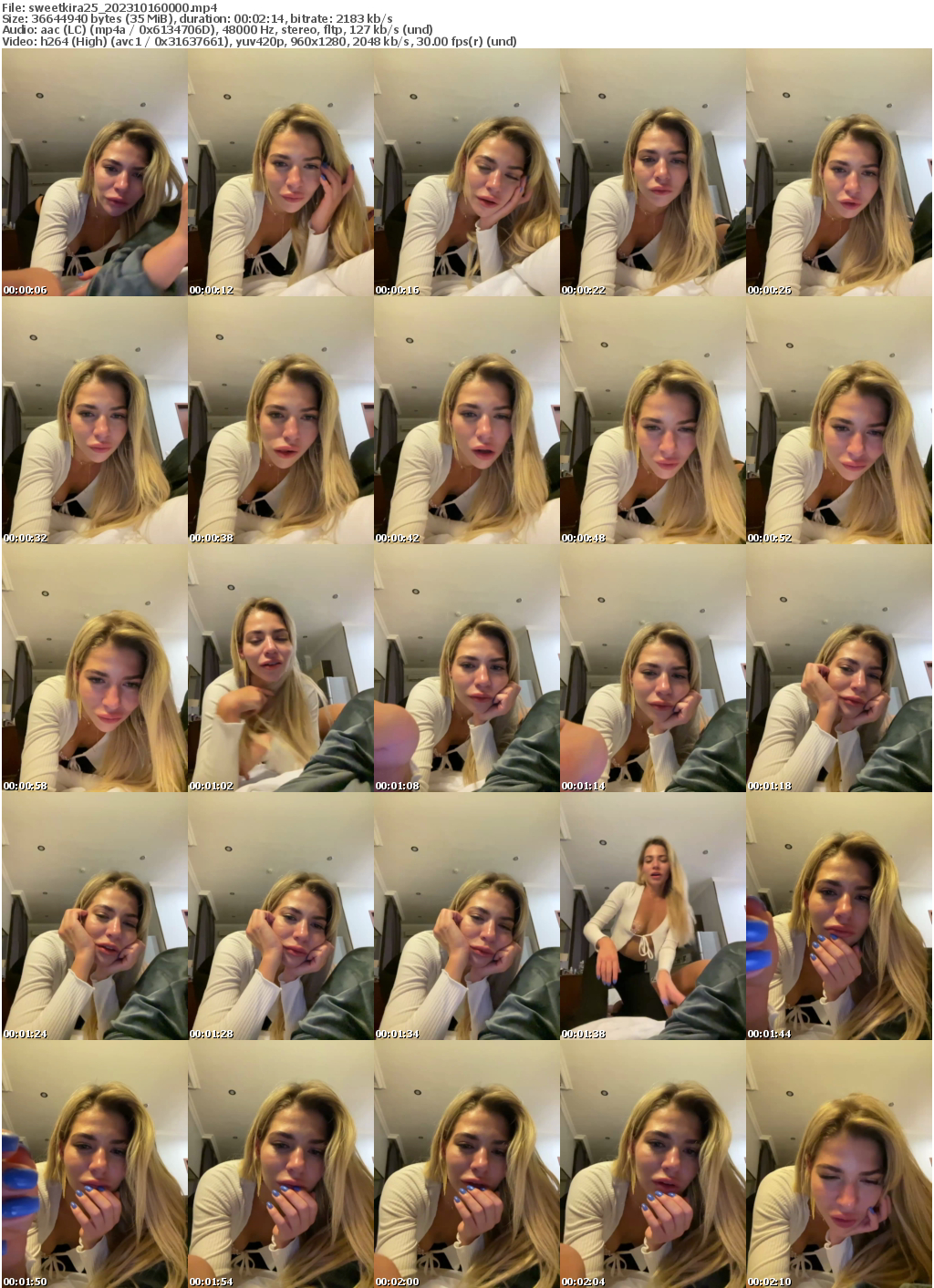 Preview thumb from sweetkira25 on 2023-10-16 @ bongacams