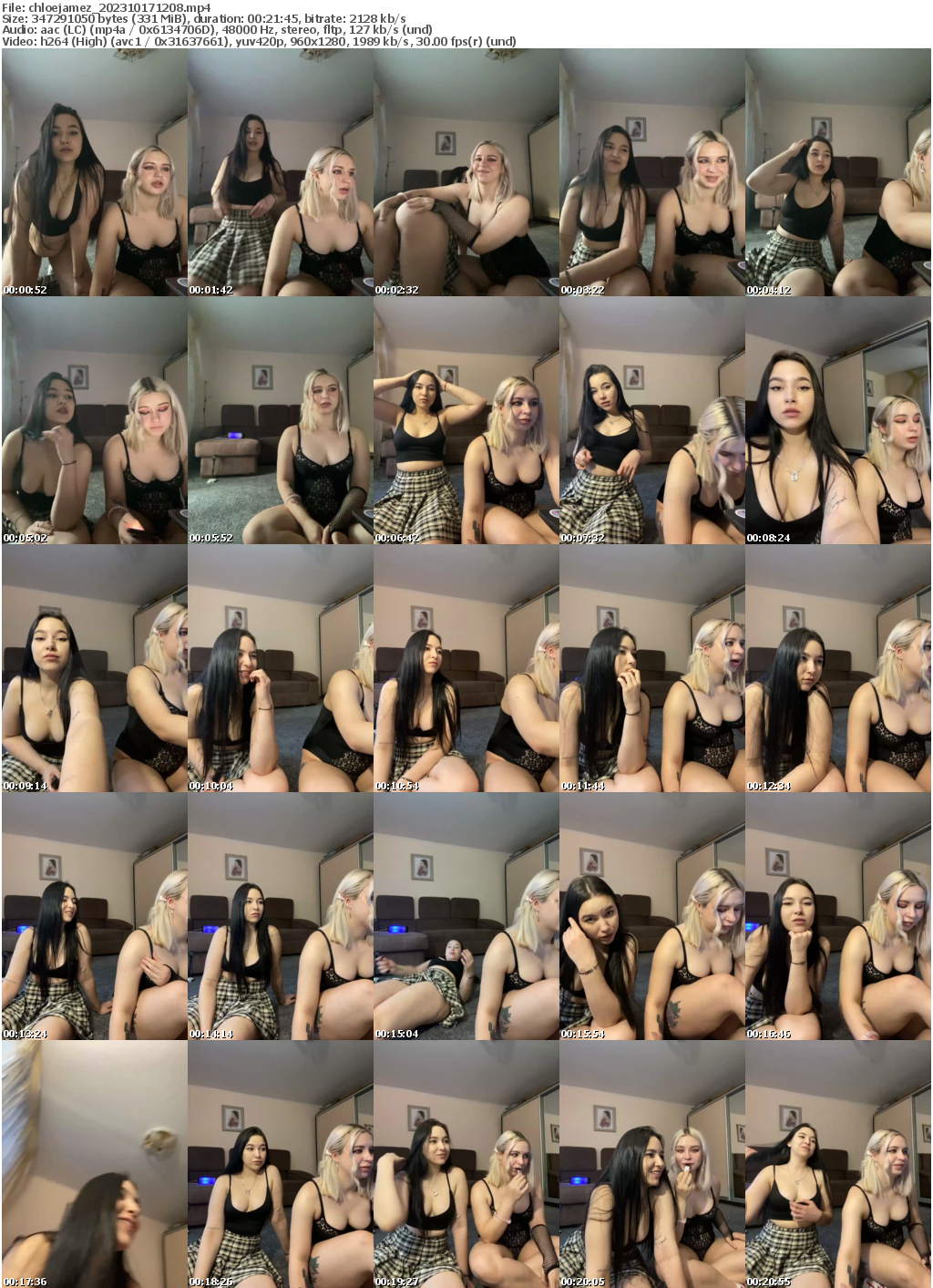 Preview thumb from chloejamez on 2023-10-17 @ bongacams