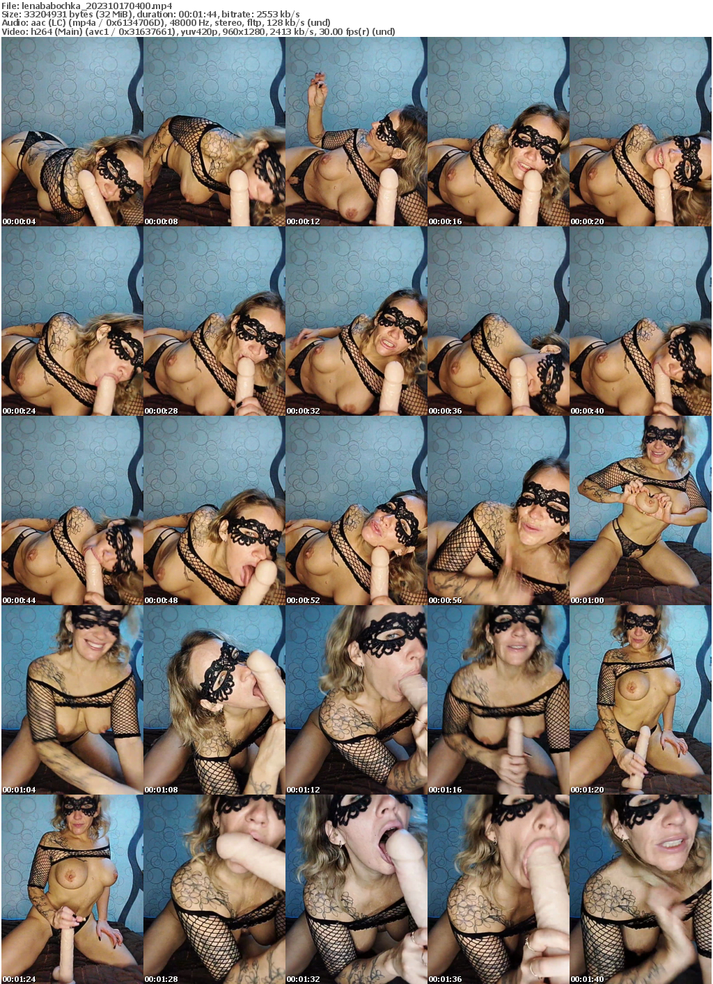 Preview thumb from lenababochka on 2023-10-17 @ bongacams
