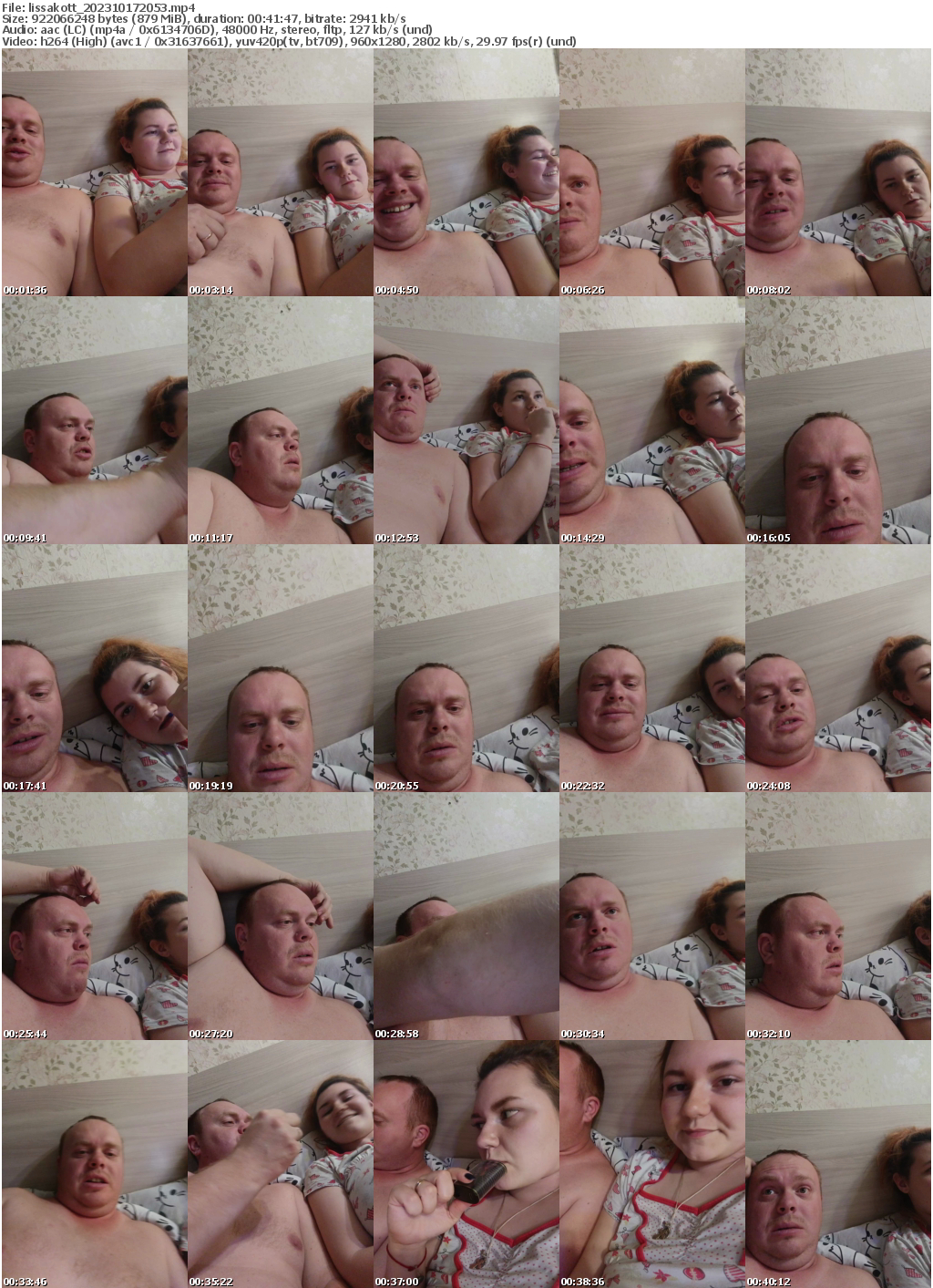 Preview thumb from lissakott on 2023-10-17 @ bongacams