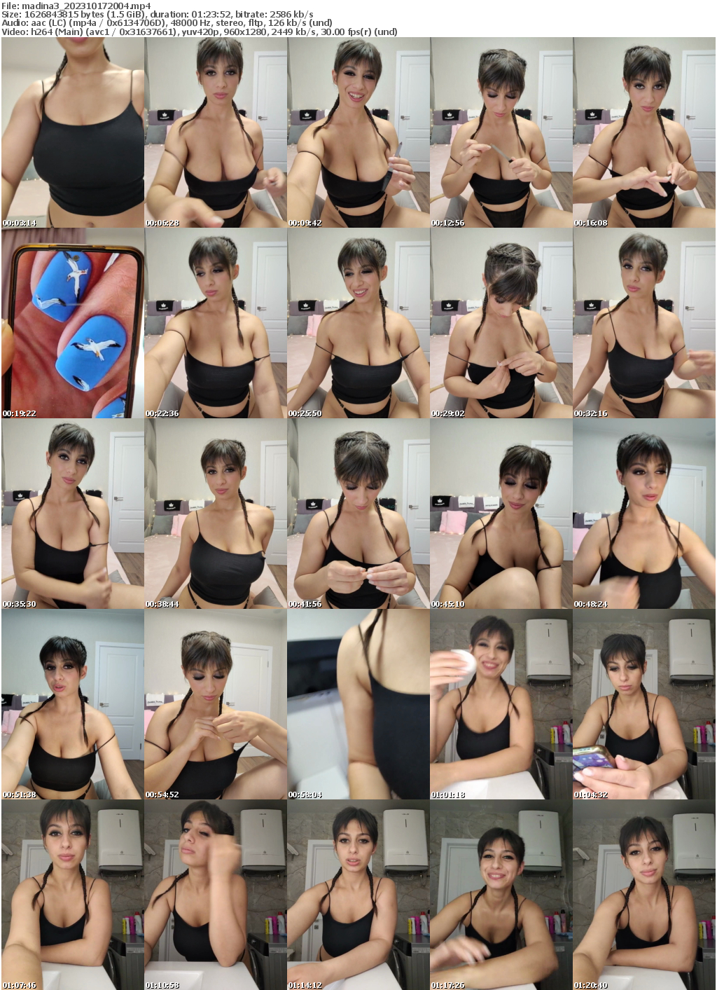 Preview thumb from madina3 on 2023-10-17 @ bongacams