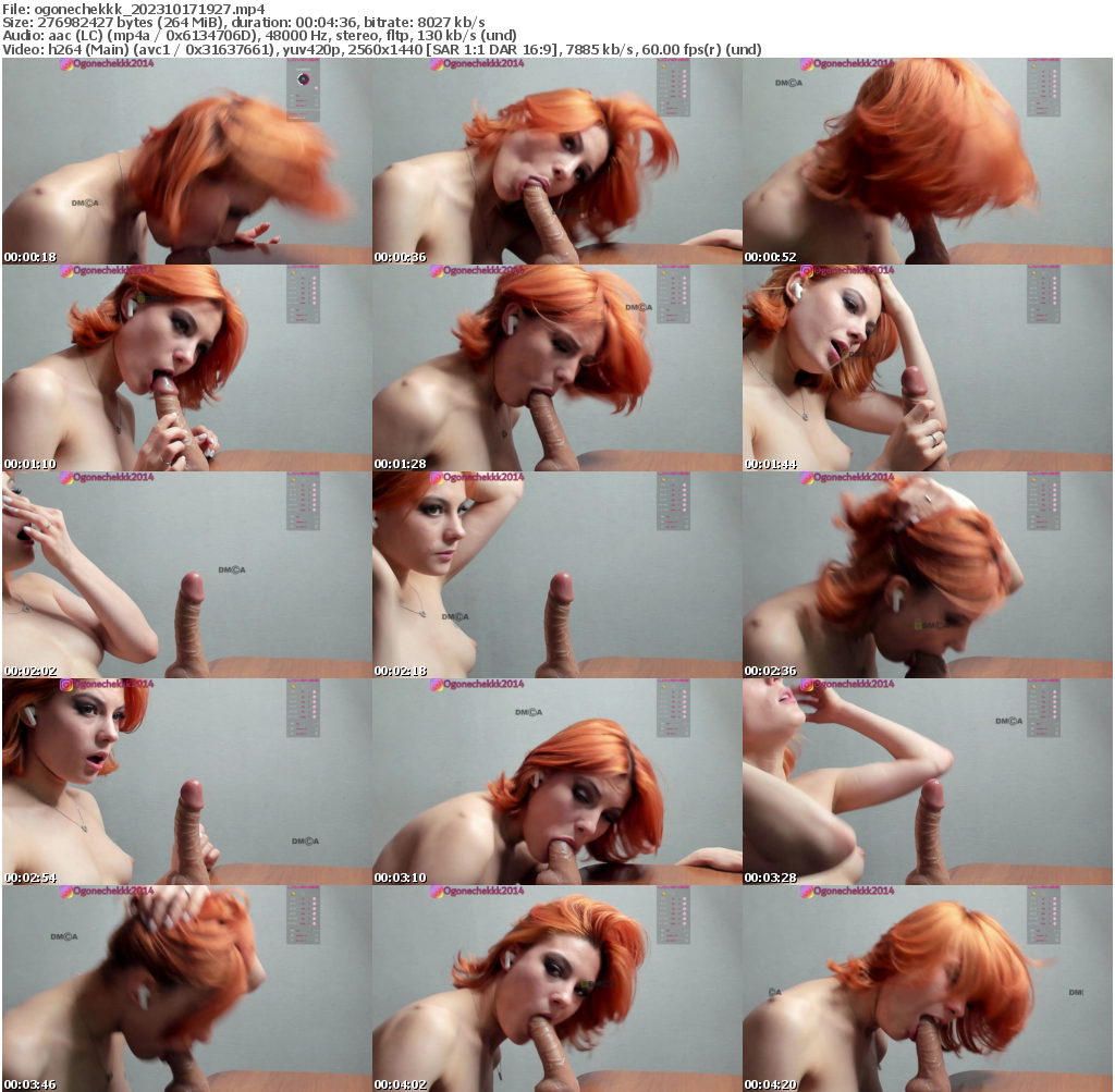 Preview thumb from ogonechekkk on 2023-10-17 @ bongacams