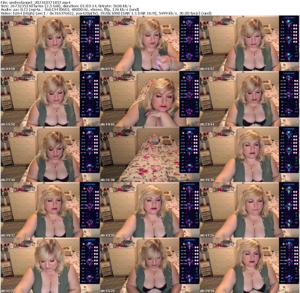 Preview thumb from smileofangel on 2023-10-17 @ bongacams