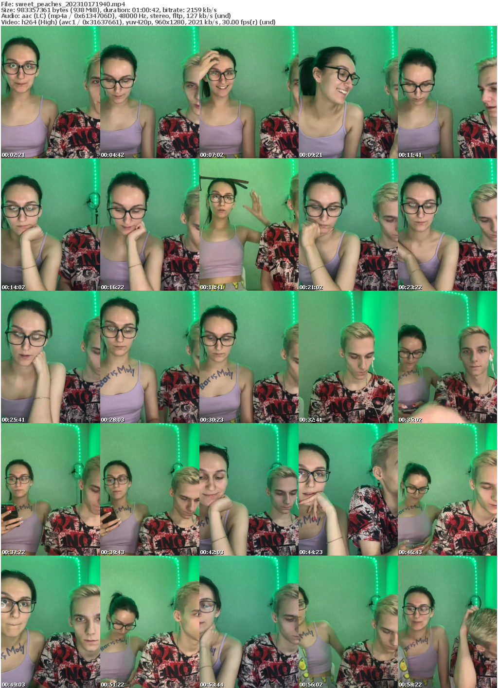 Preview thumb from sweet_peaches on 2023-10-17 @ bongacams