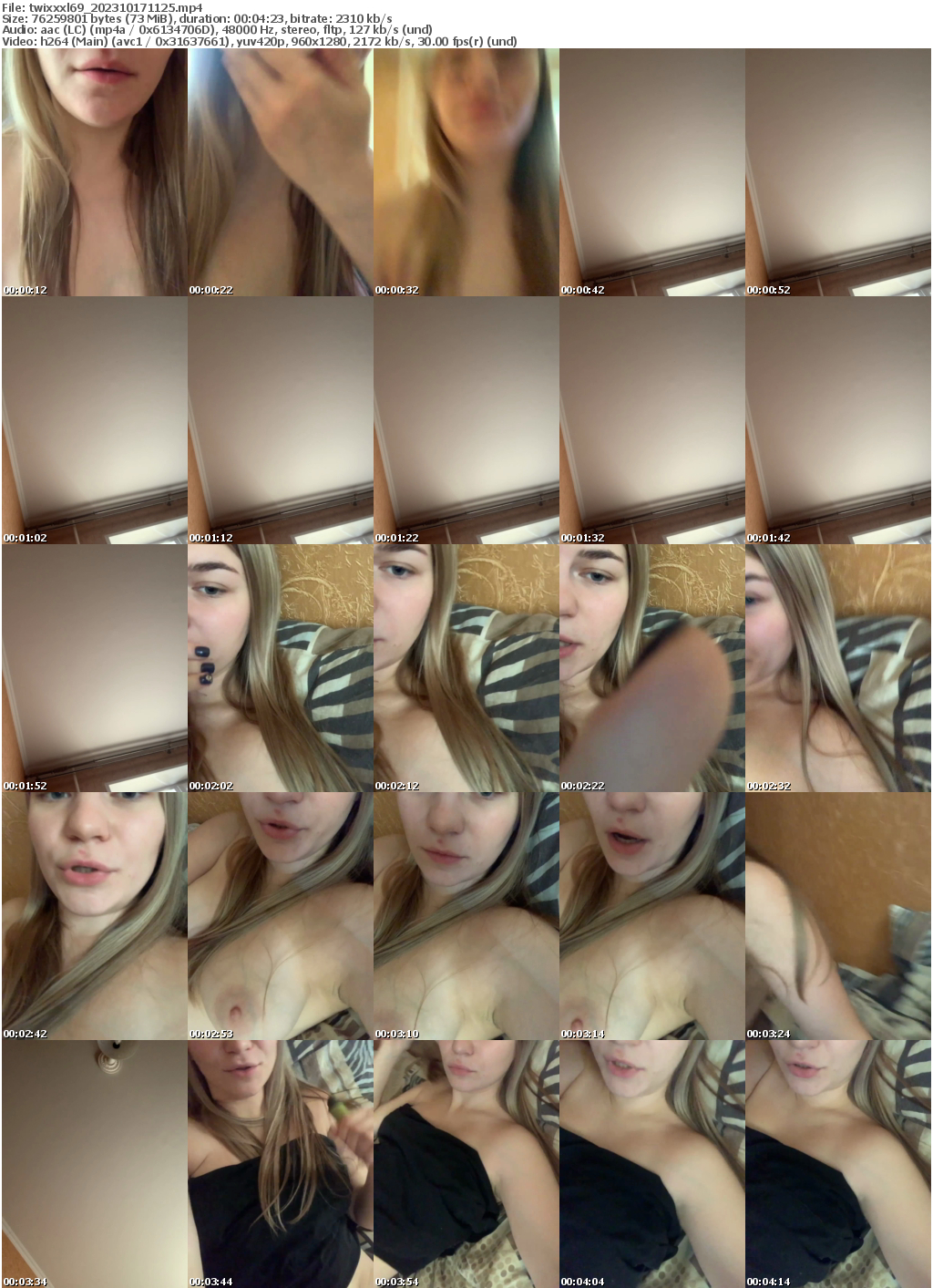 Preview thumb from twixxxl69 on 2023-10-17 @ bongacams