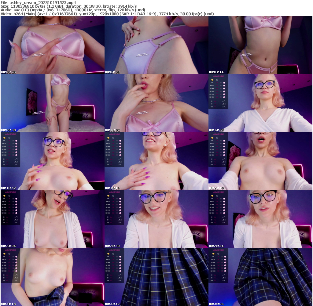 Preview thumb from ashley_dream on 2023-10-19 @ bongacams